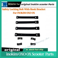 Safety Locking Belt With Hook Bracket for INOKIM OXO OX Electric Scooter To Wrap Around Folding Joint Rubber Strap Security Band