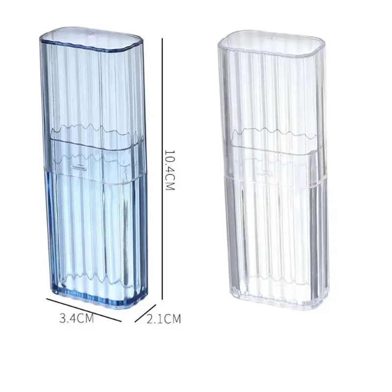 Bathroom Travel Clear Organizer Dust-proof Toothpick Container Q-tip Holder Cotton Balls Dispenser Box Swab Canisters