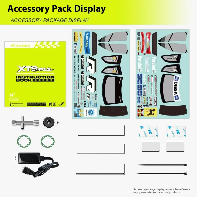 Rlaarlo Xts-P12 coche de Rally 1/12 coche Rc Control remoto Drift Rally coche de carreras vehículo todoterreno transmisión de Metal chasis de aleación