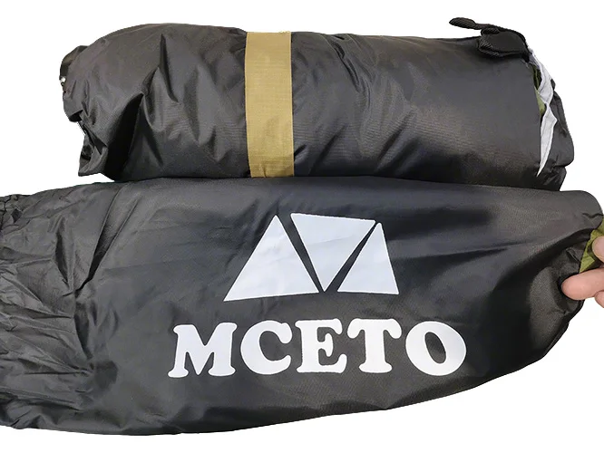 Ultraleichtes Zelt - 1-Personen-Rucksackzelt, Ein-Personen-Mesh-Bivy, Wasserdichter Schlafsack für Rucksackreisen und Camping – Detail 10