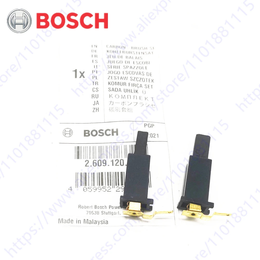 Carbon Brush Set for BOSCH GSS140A GSS140-1 GEX125-1A ROS10 GEX125-1AE ROS20VS GSS20-40 2609120199 Power Tool Accessories PART