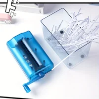 1pc Easy-to-Use Manual Paper Shredder for Sheets,Space-Saving Cross-Cut Design, Non-Slip Base,Ideal for Office,protable 3