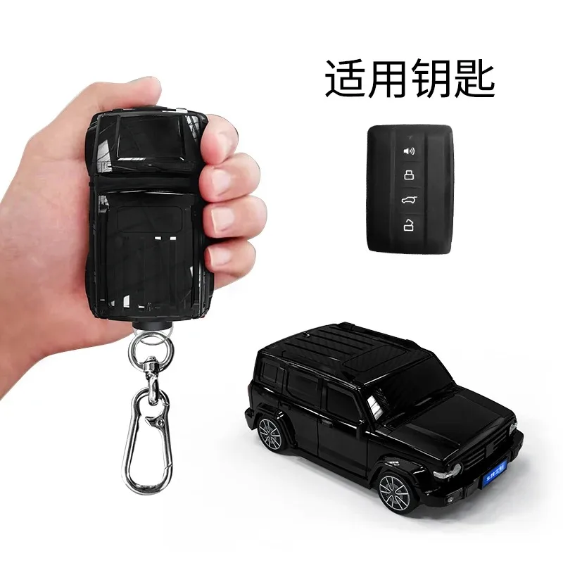 For Tank 300 Appearance for Great Wall GWM WEY TANK 300 500 Tank300 Tank500 Smart Remote Car Key Case Cover Case Holder Housing