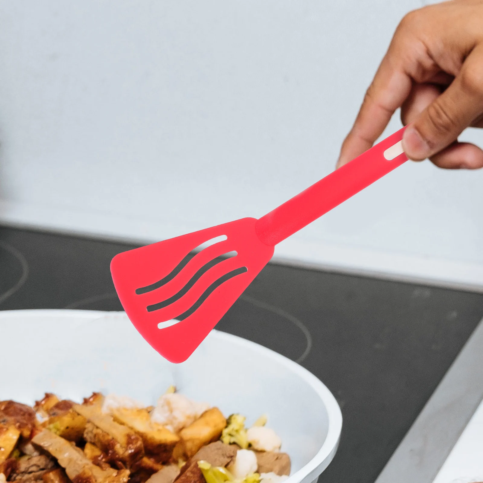 

1 set 1 Set Utensils Set Non-Stick Cooking Spoon Spatula Slotted Turner For Wok Ergonomic Kitchen Cookware Tools Home Daily Use