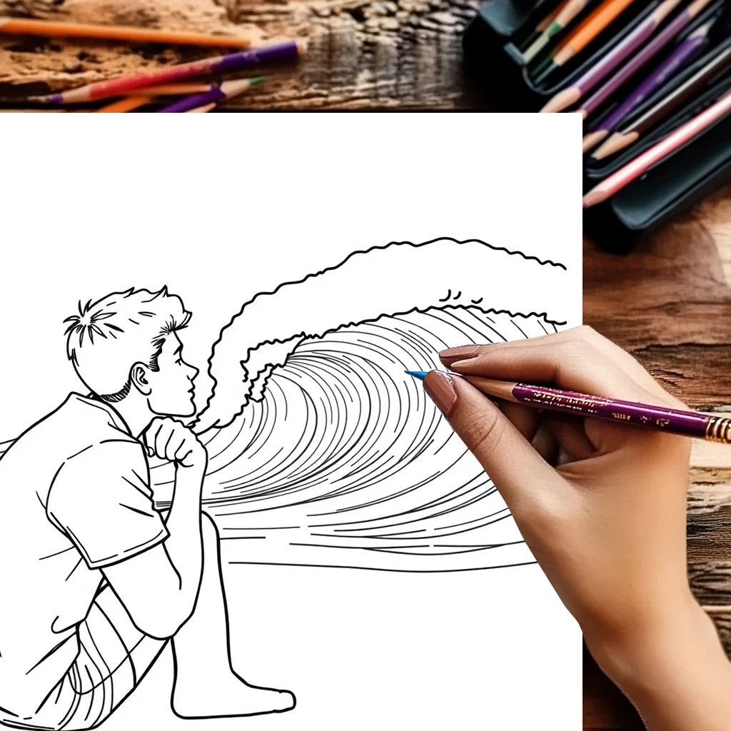 大人のためのサマービーチ塗り絵 |   28ページの塗り絵、クリスマスや感謝祭のための画材