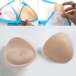 3D Thicken Sponge Bra Pads Sexy Breast Insert Push Up Bra Enhancer Swimsuit Bikini Pad Removeable Foam Chest Accessories Women