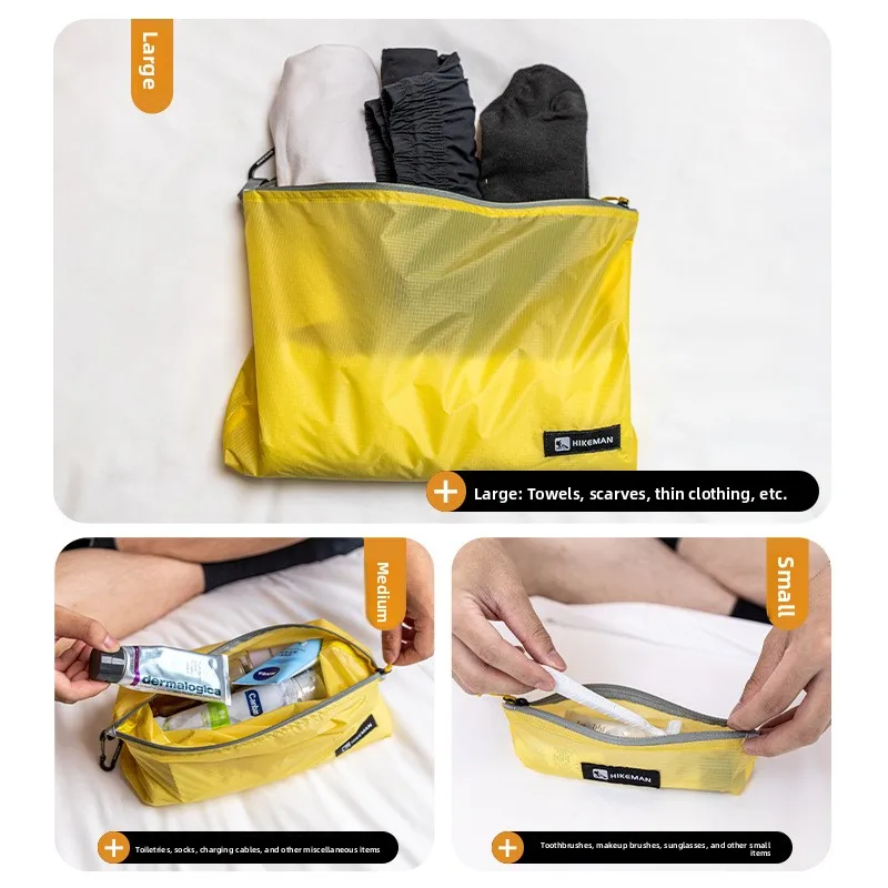 

Outdoor Cam Waterproof Silicone Coated Large Capaci Travel Clothing Organizer Portable Storage Bag for Outdoor Gear