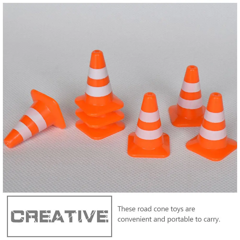 21pcs Road Cones for Kids – Early Learning Traffic Safety Education Toys, Kindergarten Teaching Aids