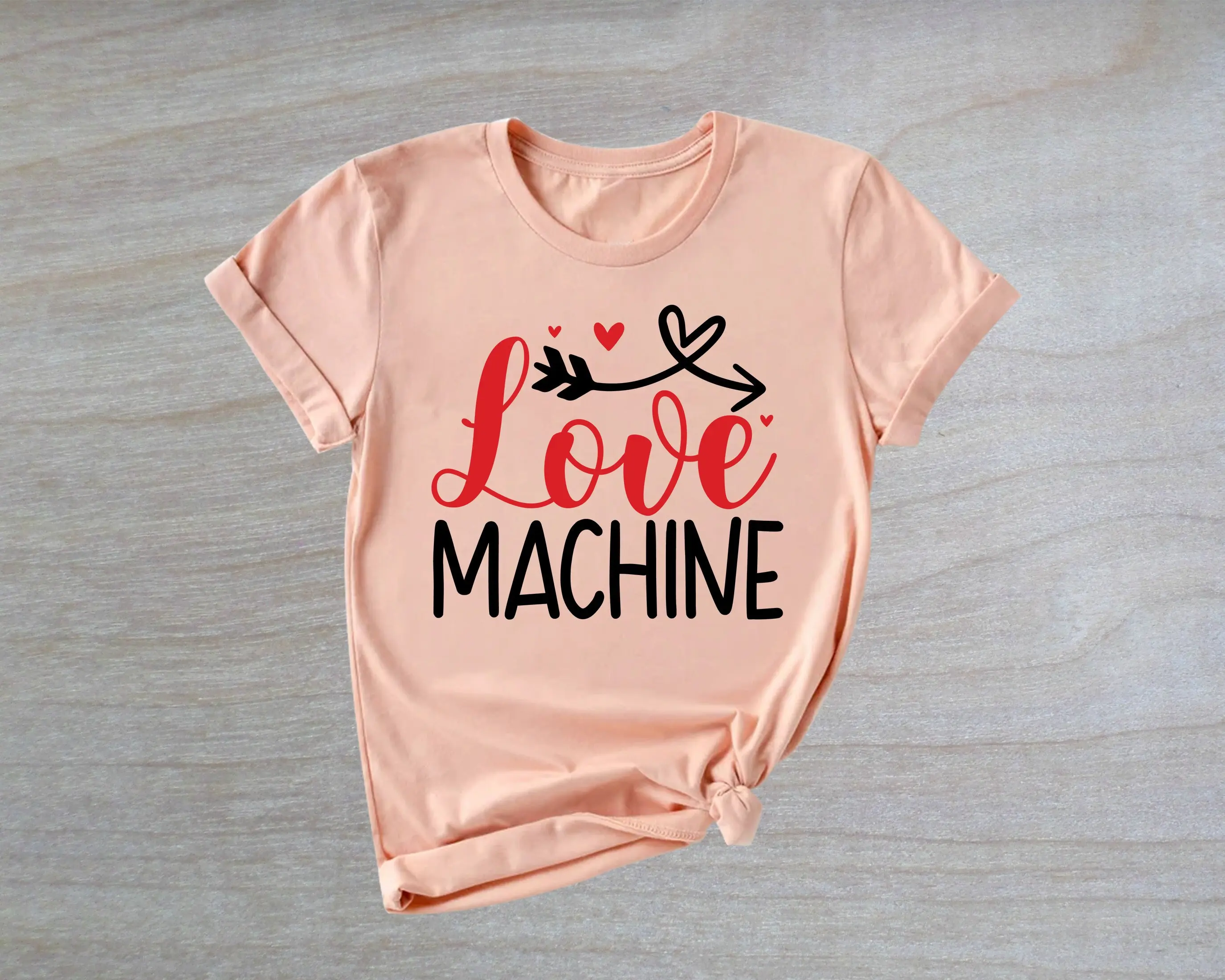 Love Machine T Shirt Couple Valentines Day For Her Heart