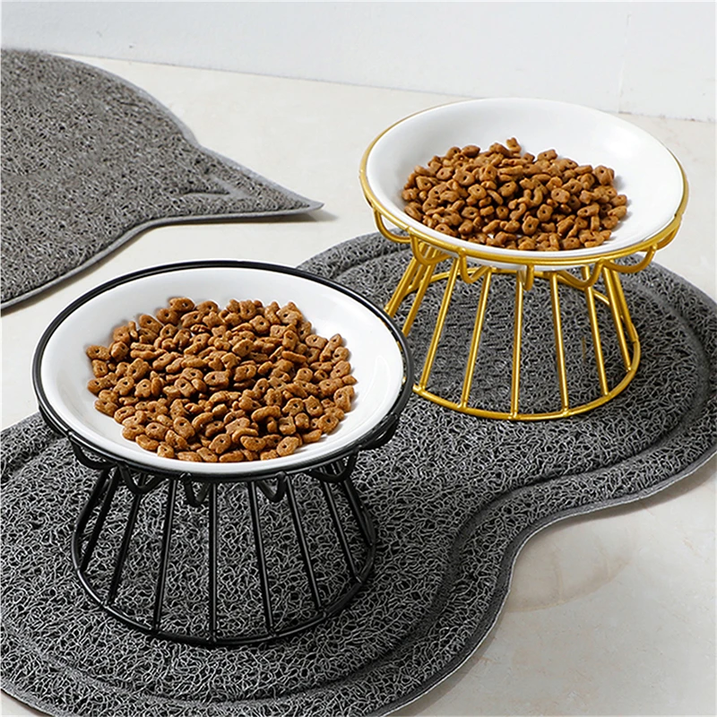 Pet Food Bowl Tilt High Bottom Neck Protector Antichoking Dog and Cat Water Bowl Antidumping Dog Feeding Supplies