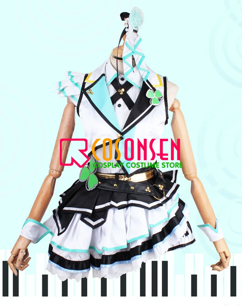 Project Sekai Colorful Stage Feat MORE MORE JUMP Hinomori Shizuku Cosplay Costume Anime Halloween Carnival Outfits