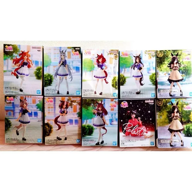 Figura Coleccionable Original de Bandai, Uma Musume: Pretty Derby, Meisho Doto, Admire Vega, Anime, Acción, Modelo, Juguetes, Regalos para Fiestas