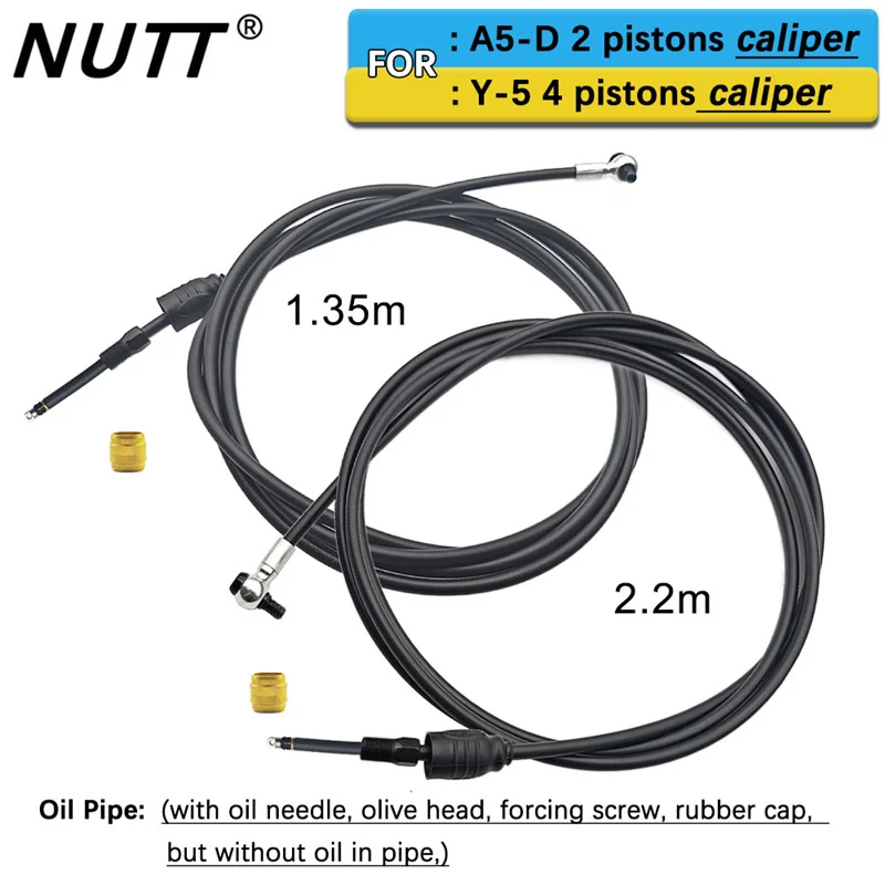 NUTT Öl-Nadel-Olivenkopf Neu E-Typ A5-D 2 Kolben/Y-5 4 Kolben Zubehör Elektroroller Bremszubehör – Detail 2