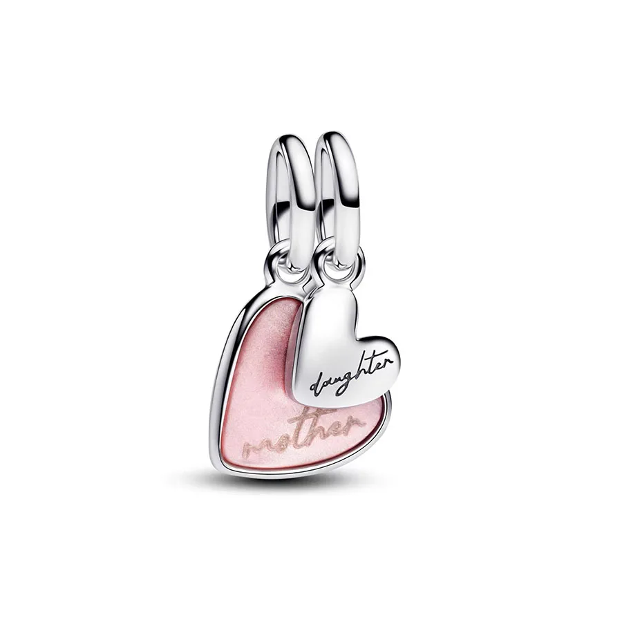 جديد DIY صنع مكعب الحب المتلألئ 、 ملك المجد الوردي مروحة وتاج ملكي استرخى خرز تميمة صالح الأصلي الفضة سوار مجوهرات