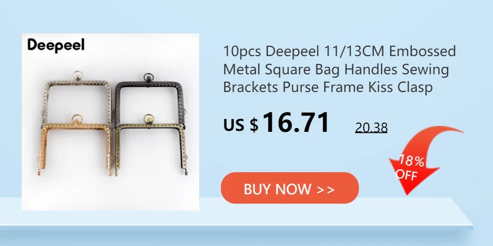 2/5Pcs Deepeel 12.5cm Star Flower Purse Frame Kiss Clasp Bags Handle DIY Handmade Handles Sewing Wallet Hardware Bag Accessories