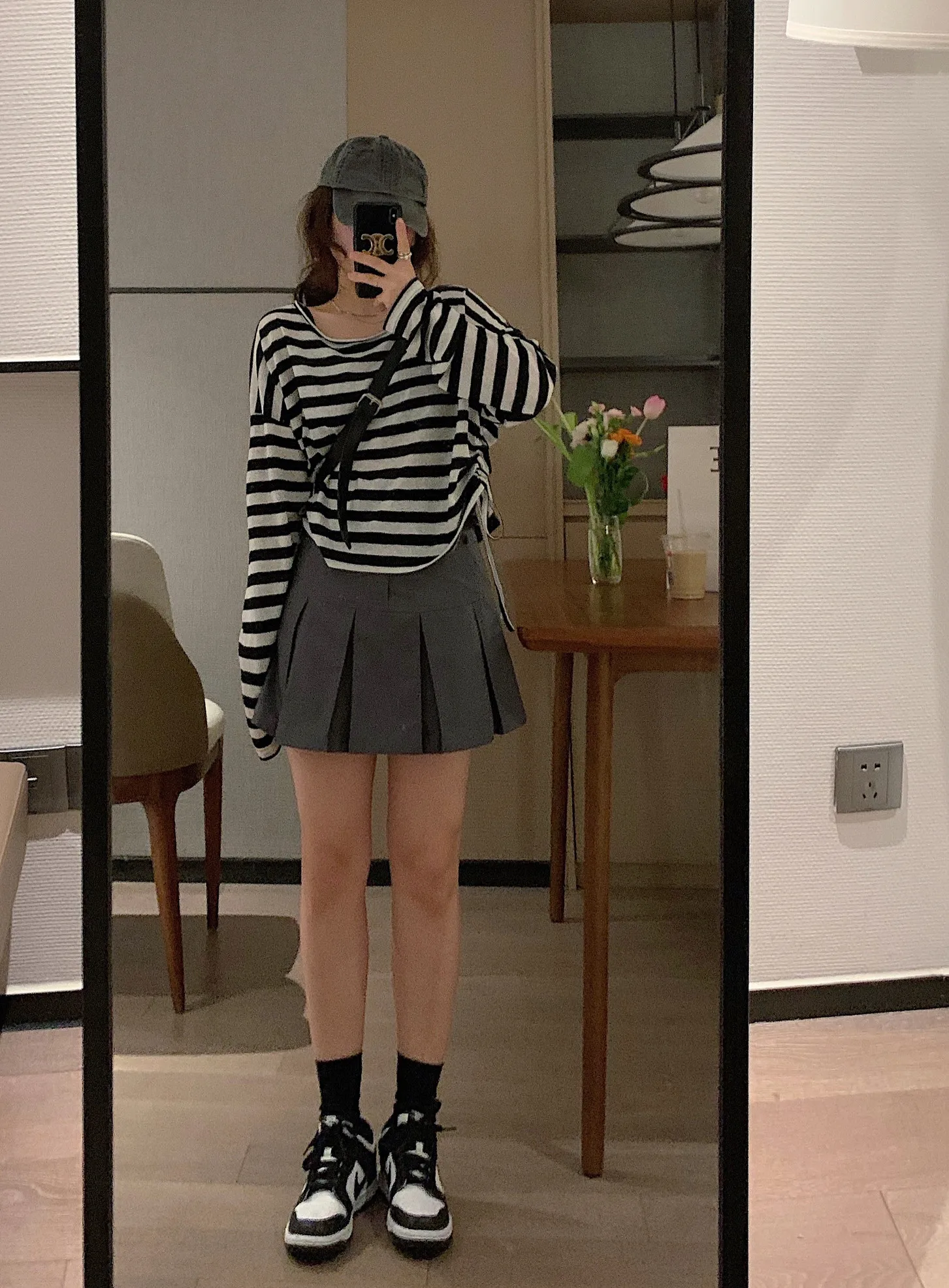 

VEEE Slimming Series Spicy High Waist Pleated Skirt Women's Summer Suiting Anti-Light ort Skirt Faionable Fun