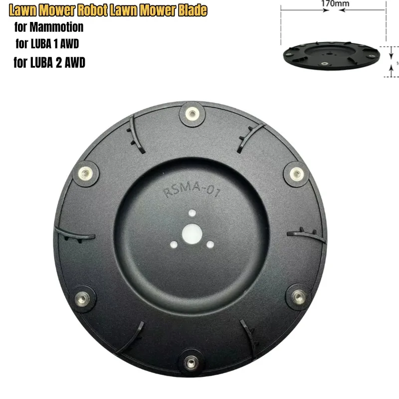 لجزازات العشب الروبوتية Mammotion لـ LUBA 1 AWD وقرص LUBA 2 AWD لشفرة استبدال القطع الأمثل