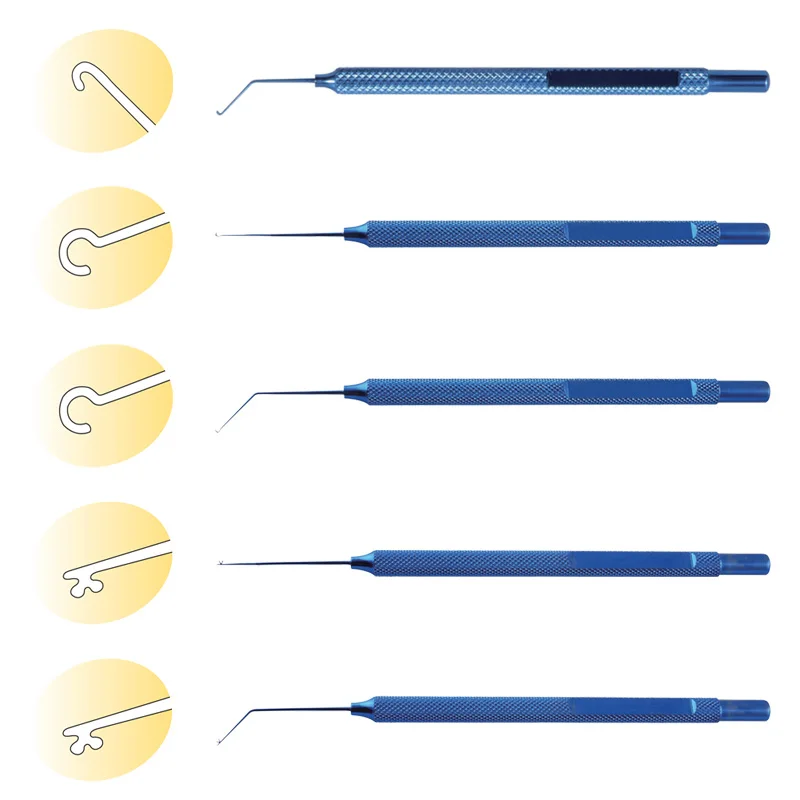 

Kuglen Iris Hook Ophthalmic Micro Hook Straight Angled Hook Ophthalmic Eye Surgical Tool Instrument