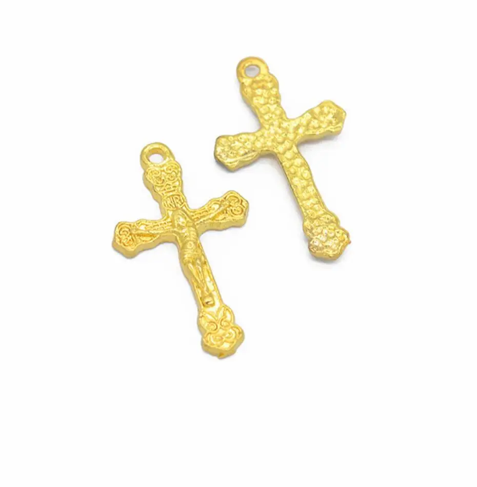 50Pieces NICE 32*19mm Antique Silver Plated Cross Wicca Charms Steampunk Necklace Bracelet Pendant For DIY Jewelry Making F0349