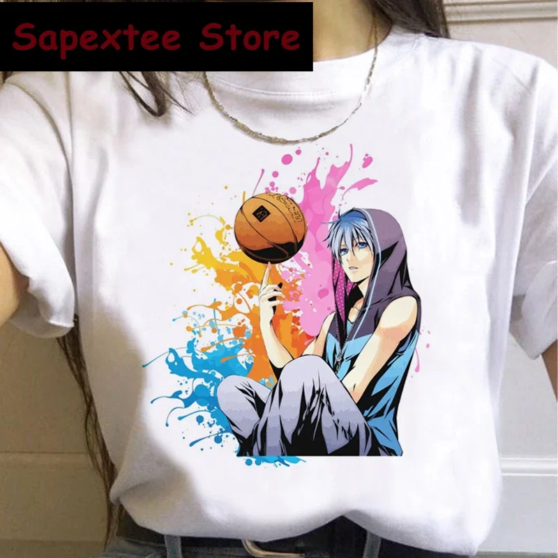 HOT Japanese Anime Kuroko No Basket Graphic Tees women Kawaii Hip Hop Cartoon Basketball T Shirt Unisex Harajuku Tops Tshirt