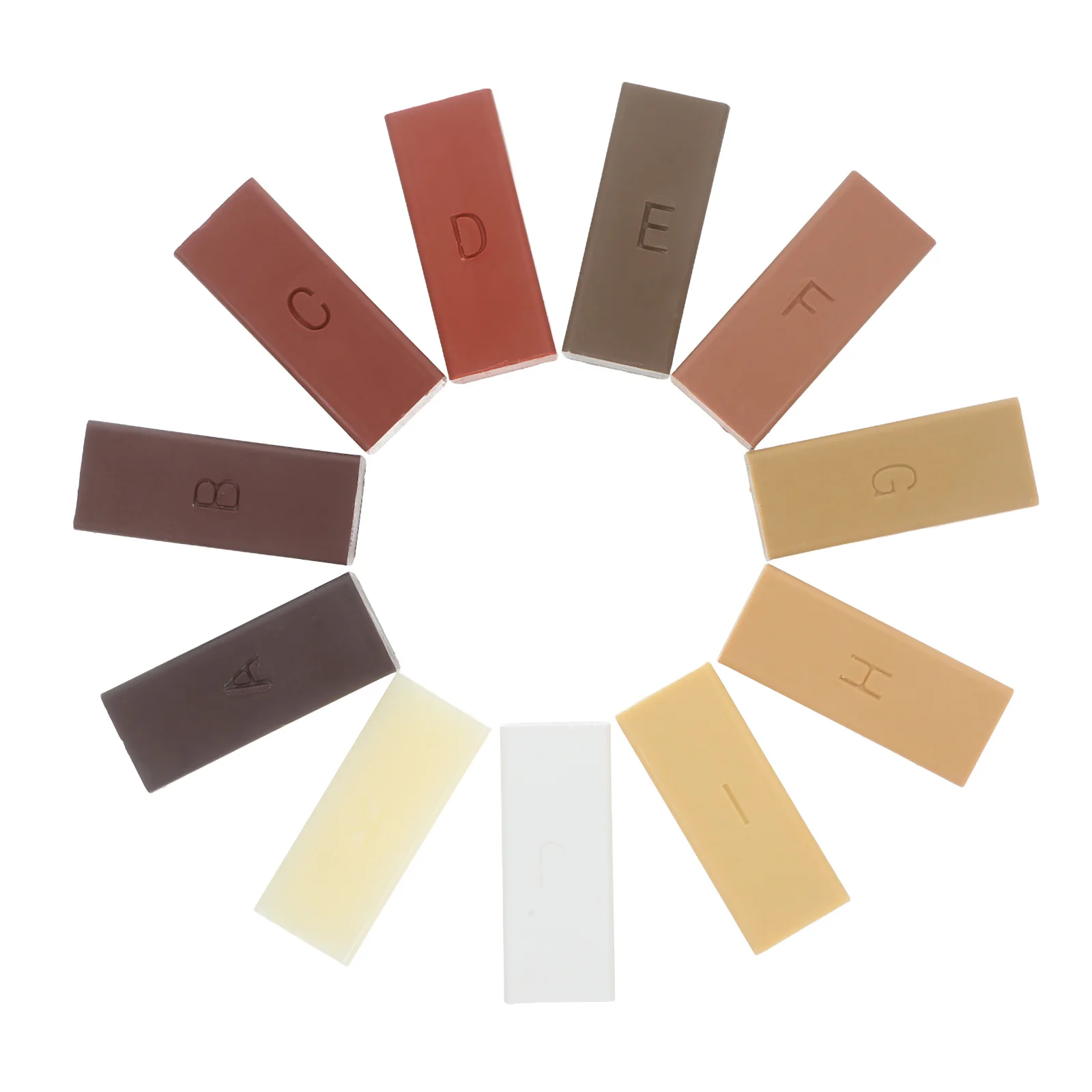 11 قطعة إصلاح الخشب الصلب صفح صار إصلاح الأرضيات الشمع الفينيل اللون الطبيعي لأرضيات الأثاث شمع تلميع #3