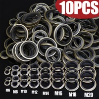 Car Oil Drain Sealing Gasket High-pressure Plug Gasket Car Replaceable Washer Seal Oil Pipe Rubber M6 M8 M10 M12 M14 M16 M18 M20