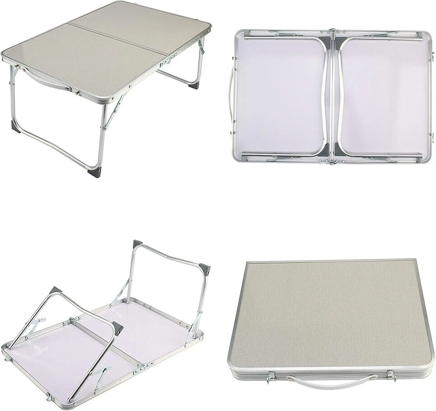 Picnic Table Lightweight Camping Table Portable Aluminum Heavy-Duty Folding Dining Table Foldable Garden Party Barbecue Outdoor