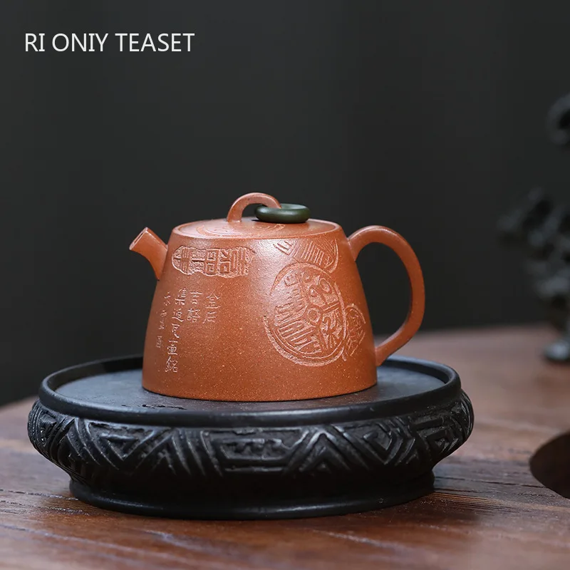 120ml Yixing High-end Small Capacity Purple Clay Teapots Beauty Kettle Famous Artists Handmade Tea Pot Chinese Zisha Tea Set