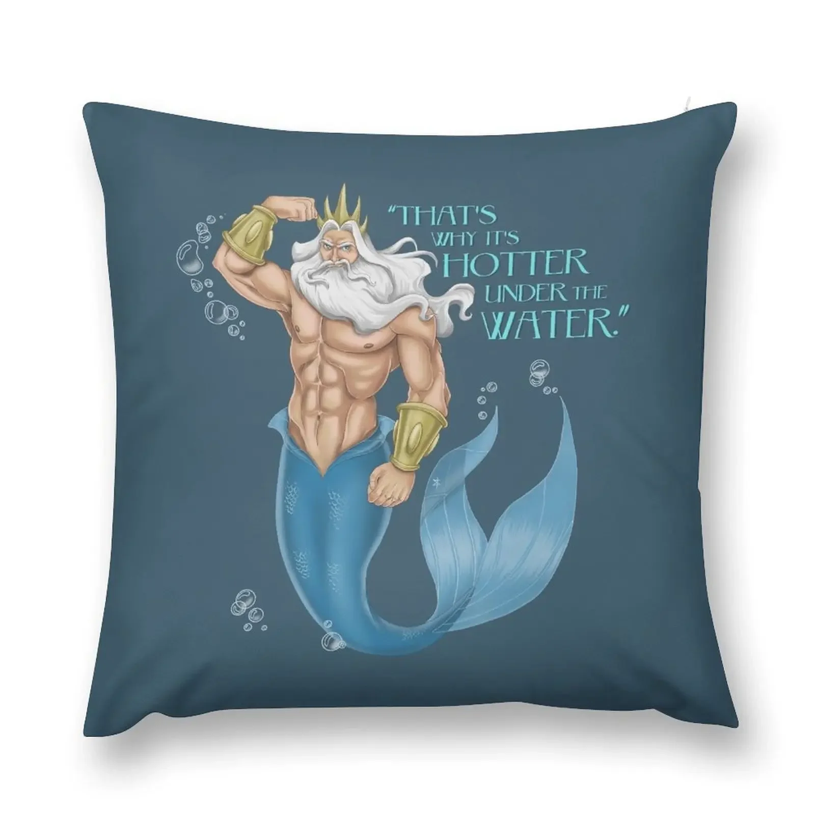 King Triton Throw Pillow Pillow Case Decorative pillowcase pillow cover luxury Sofas Covers