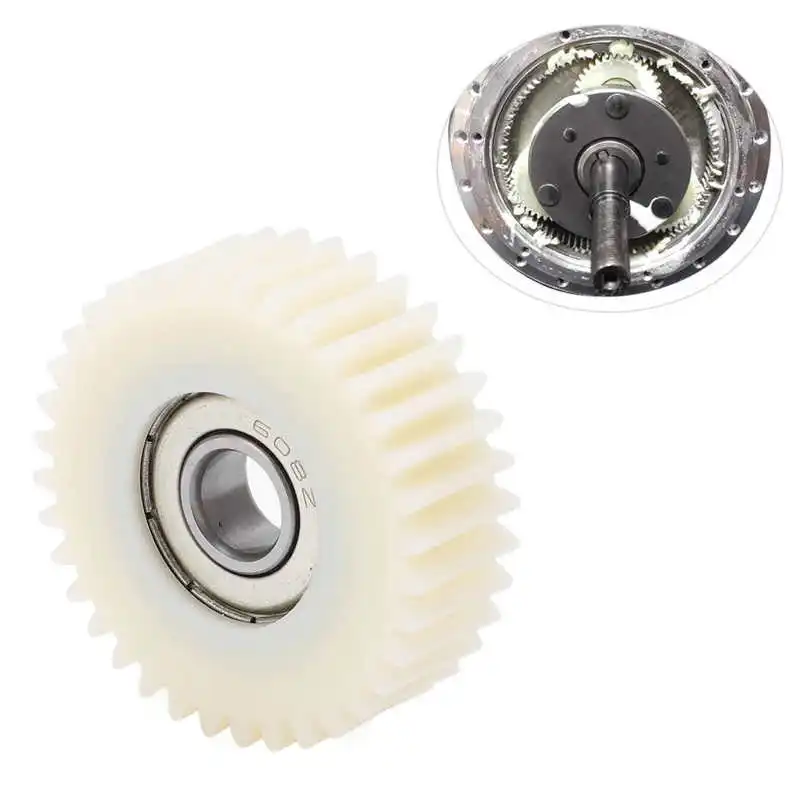 38/47.5mm 36 Teeth Gear Ebike Gearbox Electrical Bike Motor Clutch Nylon Teeth Gear for  250W 350W 500W Motor