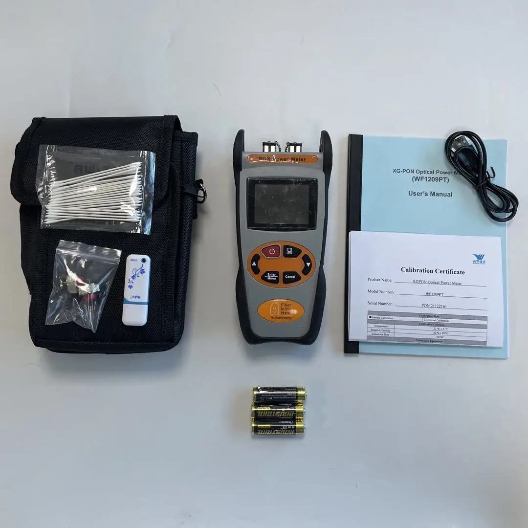 FTTx XG- PON/10G-EPON Project Use Onefind WF1209P Handheld XG / XGS-PON Power Meter