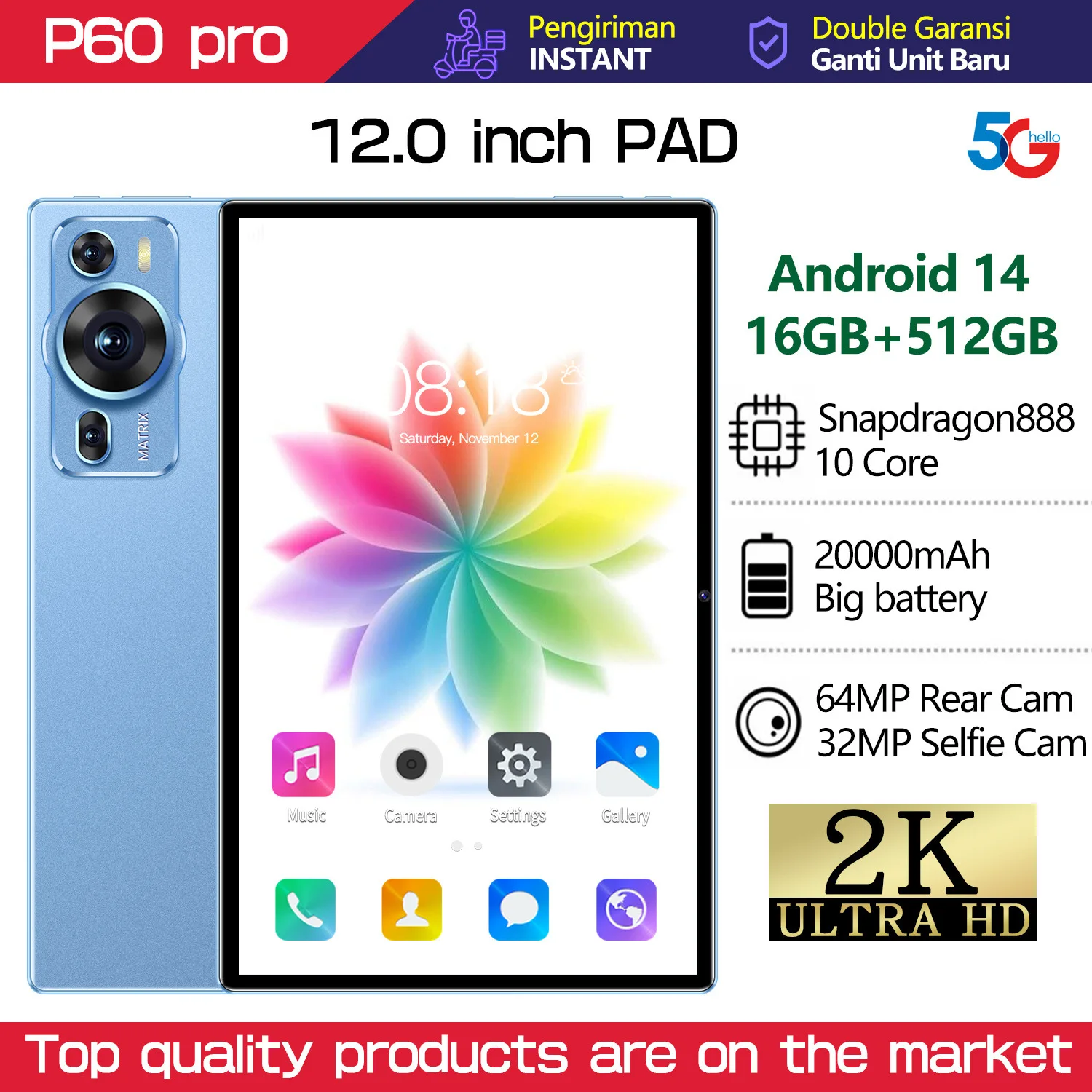 

P60 Pro, 10.1-inch tablet PC call dual card dual standby