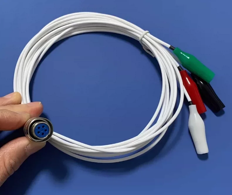 1m Electrochemical Workstation Electrode Cable Potentiostat Connection Wire Lab Testing Accessory