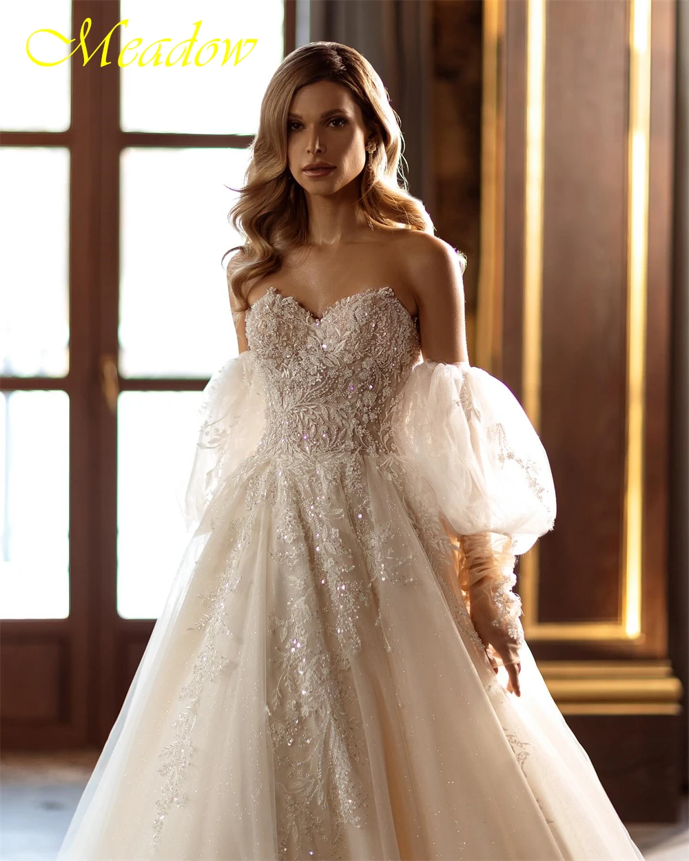 Aangepaste sexy ivoor organza trouwjurk zachte lieverd mouwloze bruidsjurken formele a-lijn rechter trein vestido de novia