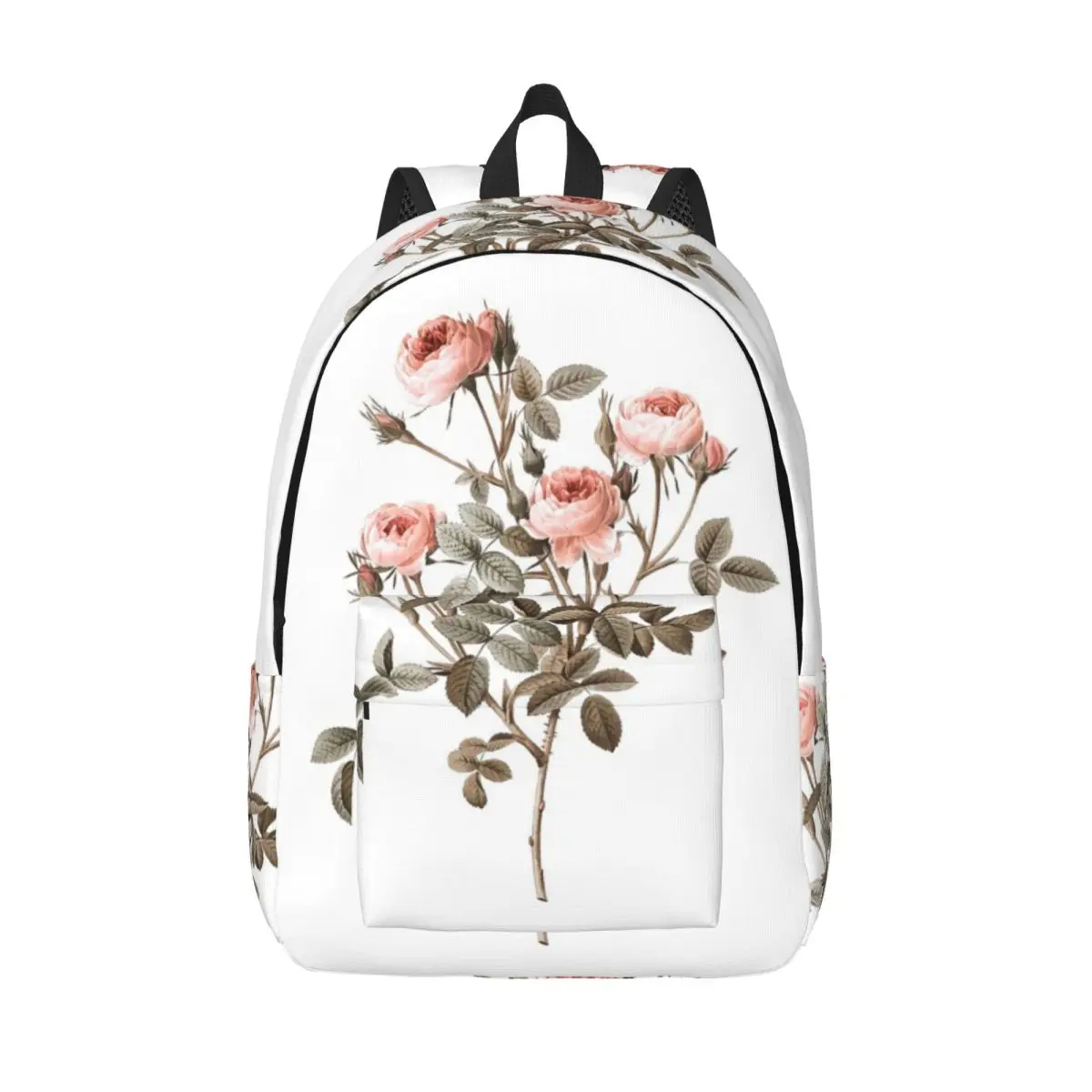 

Vintage Botanical Rose Bouquet Student Backpack School Bag Hiking Travel Daypack for Men Women Boys Girls Bookbag Shoulder Bags