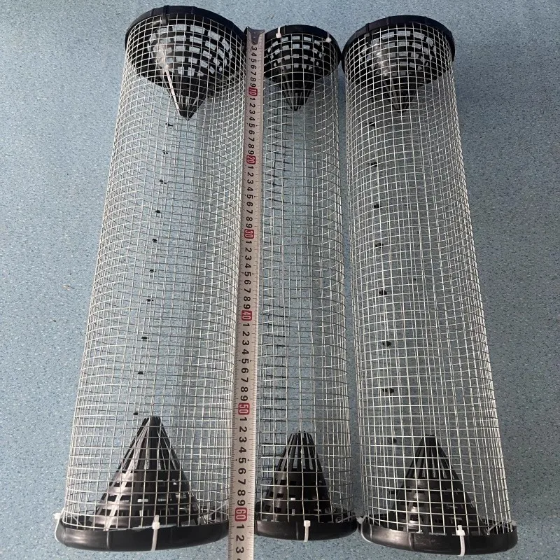 Multifunctional Rustproof Handmade Long Tube Wire Cage for Fish Shrimp Snake Andustralian Wildlife Control Home Use Trap