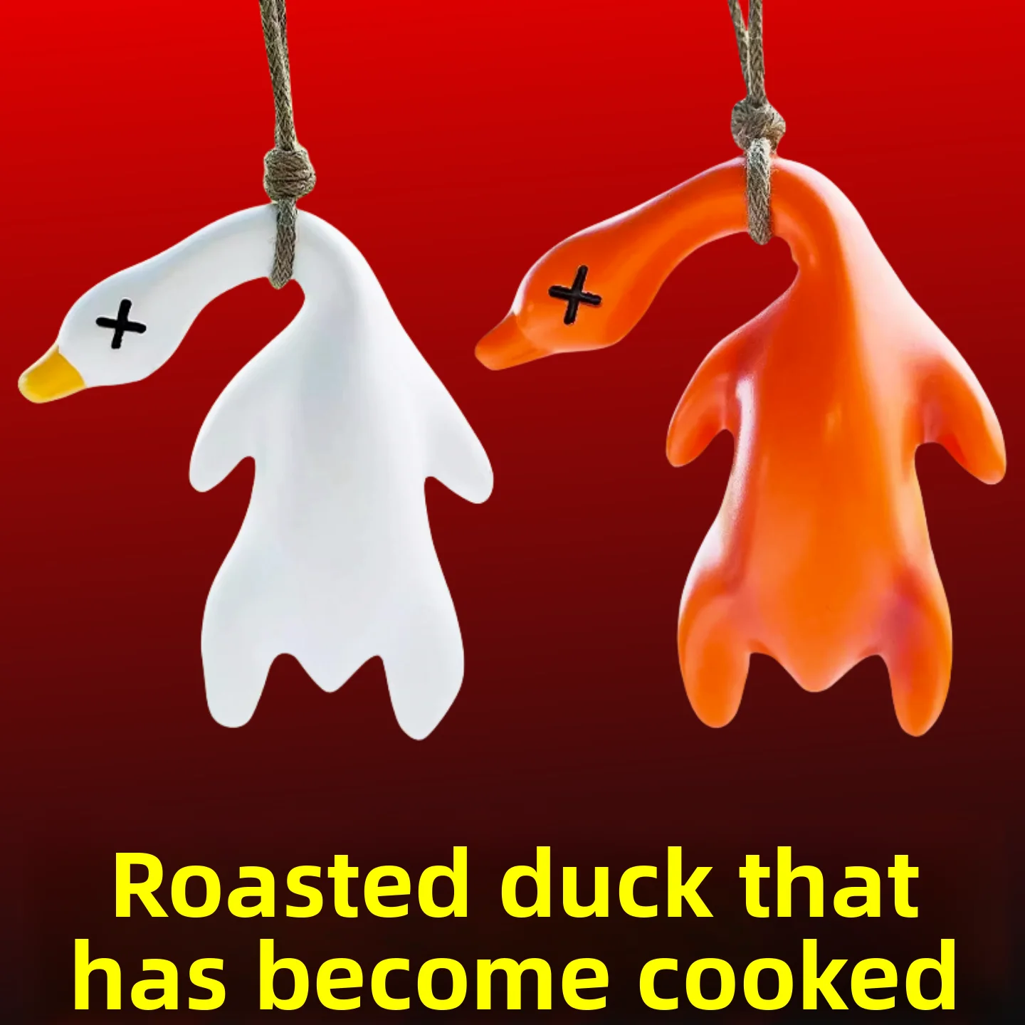 Color Changing Roast Duck Pendant Will Change Color When Exposed To Light And Ultraviolet Rays. Black Technology, Creative Toys, Fun And Humorous, Roasted Duck Keychain