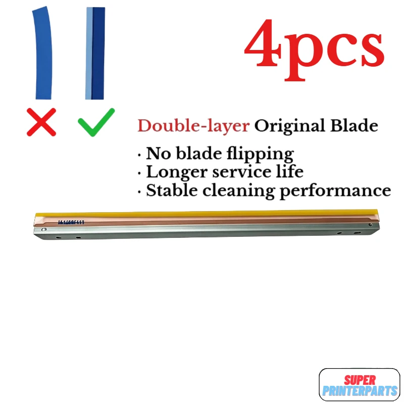 4pcs Original quality OPC Drum Cleaning Blade for Ricoh MP9000 1100 1350 Pro907 907EX 907 1107EX Drum Wiper Blade