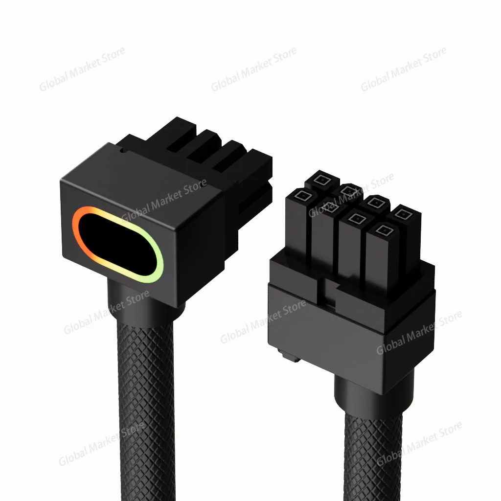 

Main Board Cpu8pin One-line Connection Full Module Line 90 Degree Elbow ARGB Shenguang Synchronous 5v3 Pin Power Supply Cable