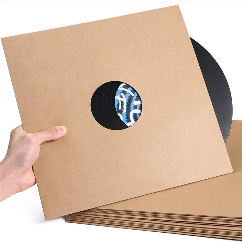 【VALUE MONEY】LP Vinyl Record 10 Inch 10PCS Cover Jacket Brown Cardboard Kraft Paper Album Casing