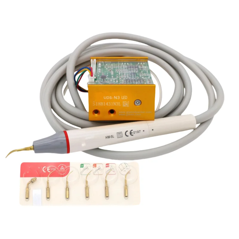

Original N3 LED Built in Ultrasonic Piezo Scaler With HW-5L Detachable Handpiece Scalings Perio Endo Tips for Dentals Chair