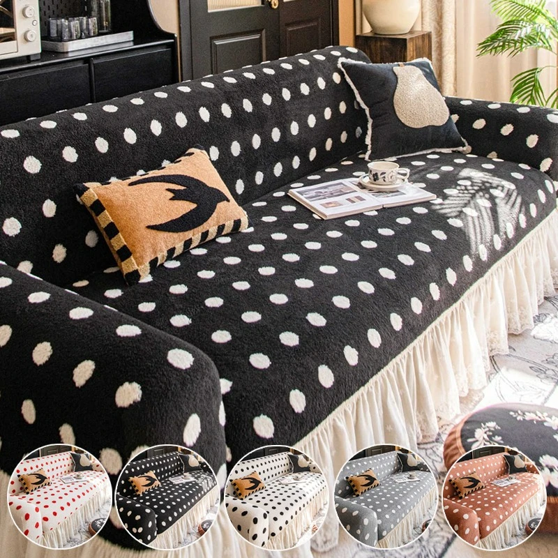 Newest Thicken Autumn and Winter Plush Sofa Cover Non-slip Soft Sofa Towel Couch Cushion for Living Room Modern Home Decor 소파 커버
