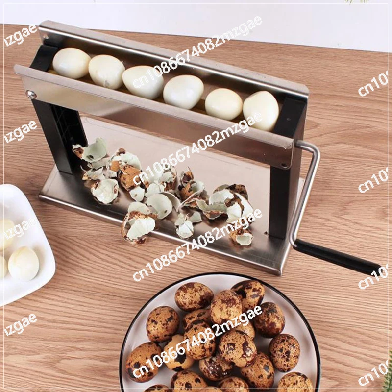 Portable Manual Egg Huller Household Hand Roll Quail Egg Peeler Manual Quail Egg Peeler Sheller