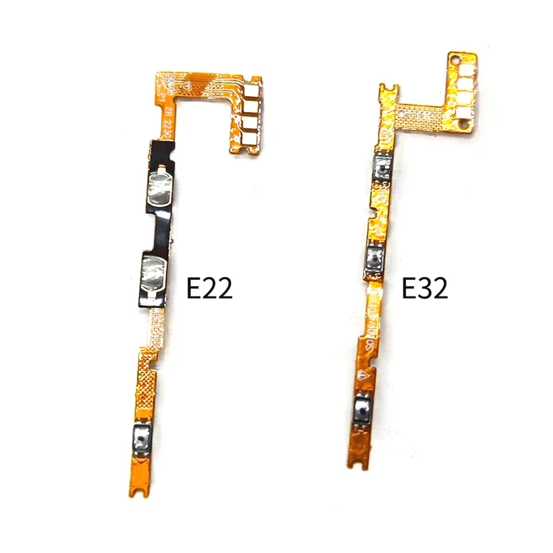 10PCS For Motorola Moto E22 E32 E13 Power Volume Button Flex Cable Side Key Switch ON OFF Control Button Repair Parts