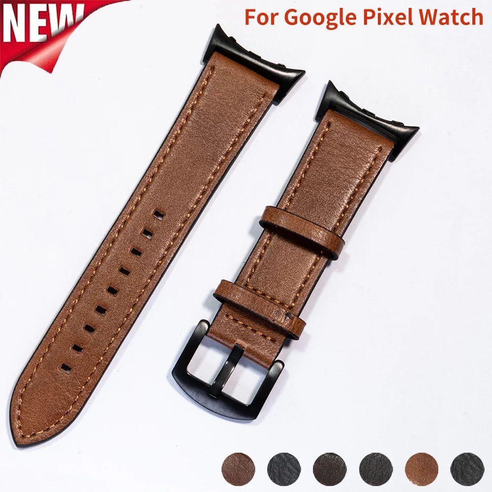 Für Google pixel Uhr 3 45mm 41mm Leder Band Armband für GOOGLE PIXEL UHR 3 2 1 41mm Armband Strap Zubehör correa