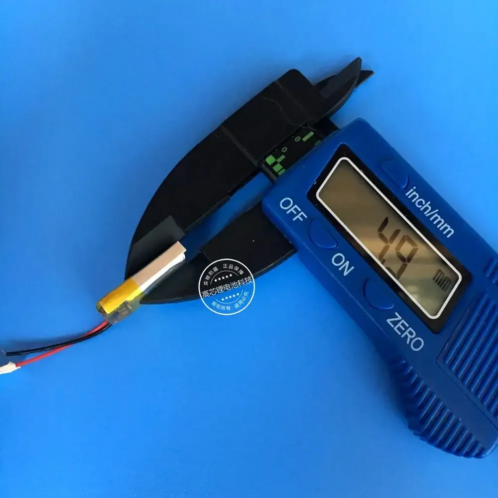 WEP200 배터리, 3.7V 리튬 배터리, 501220 100mAh 3D 안경, 블루투스 헤드셋, 메일 충전식 리튬 이온 셀