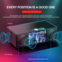 SOAIY Bluetooth Speaker Portable HiFi Wireless Sound Bar 360 Stereo Surround Audio Subwoofer 8000mAH Power Bank Video Player