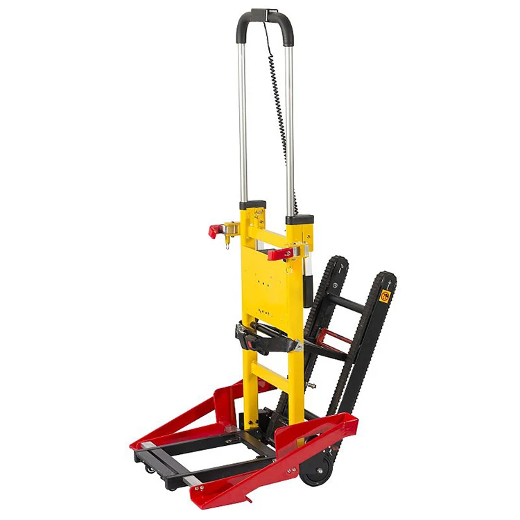 Electric Stair Climbing Wheelchair, Foldable Handcart Trolley for Disabled Elderly, Portable Pet Stroller, Mobility Aid