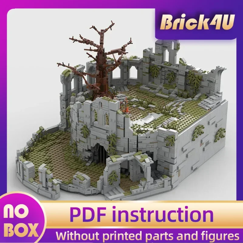 

Популярная игровая модель Moc, строительные кирпичи, Firelink, храм, технология костра, модульные блоки, подарки, рождественские игрушки, наборы «сделай сам», сборка