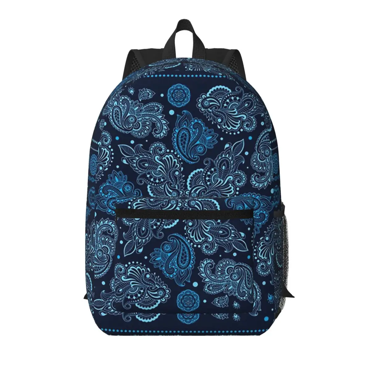 

Cool Paisley Bandana Style Student Backpack School Bag Hiking Travel Daypack for Men Women Bookbag Shoulder Bags